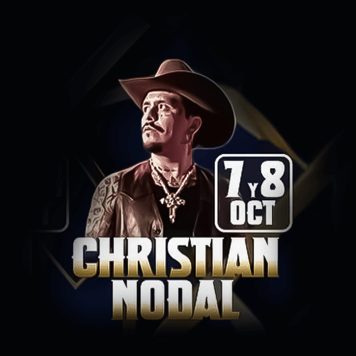 boletos Christian Nodal Palenque Fiestas de Octubre 2024